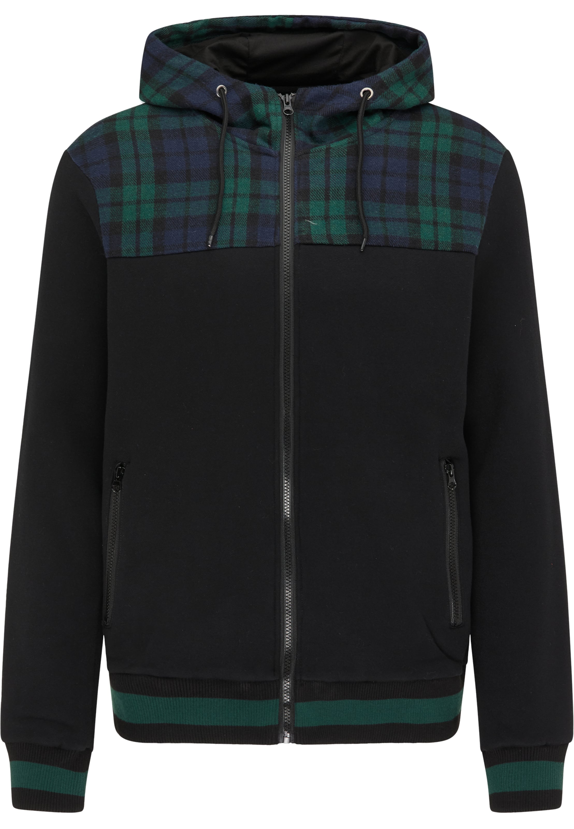 MO Jacke in Schwarz: Vorderseite