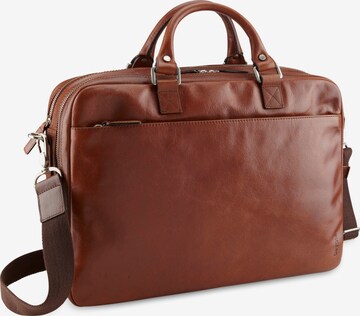 Sac d’ordinateur portable 'Buddy' Picard en marron