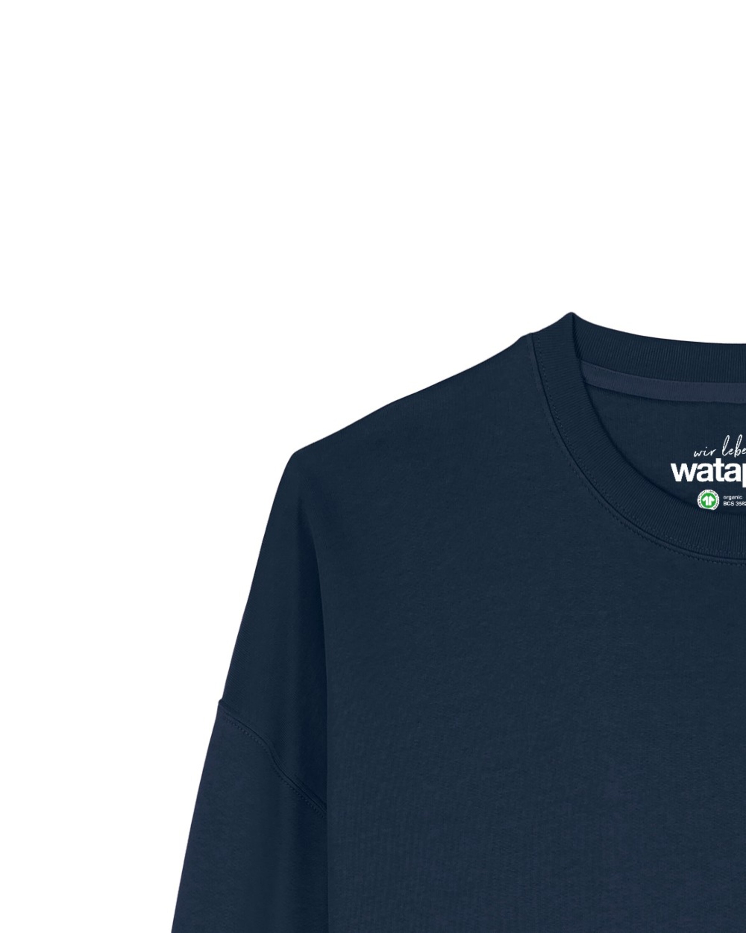 Sweat-shirt 'Von Herzen ' Watapparel en bleu