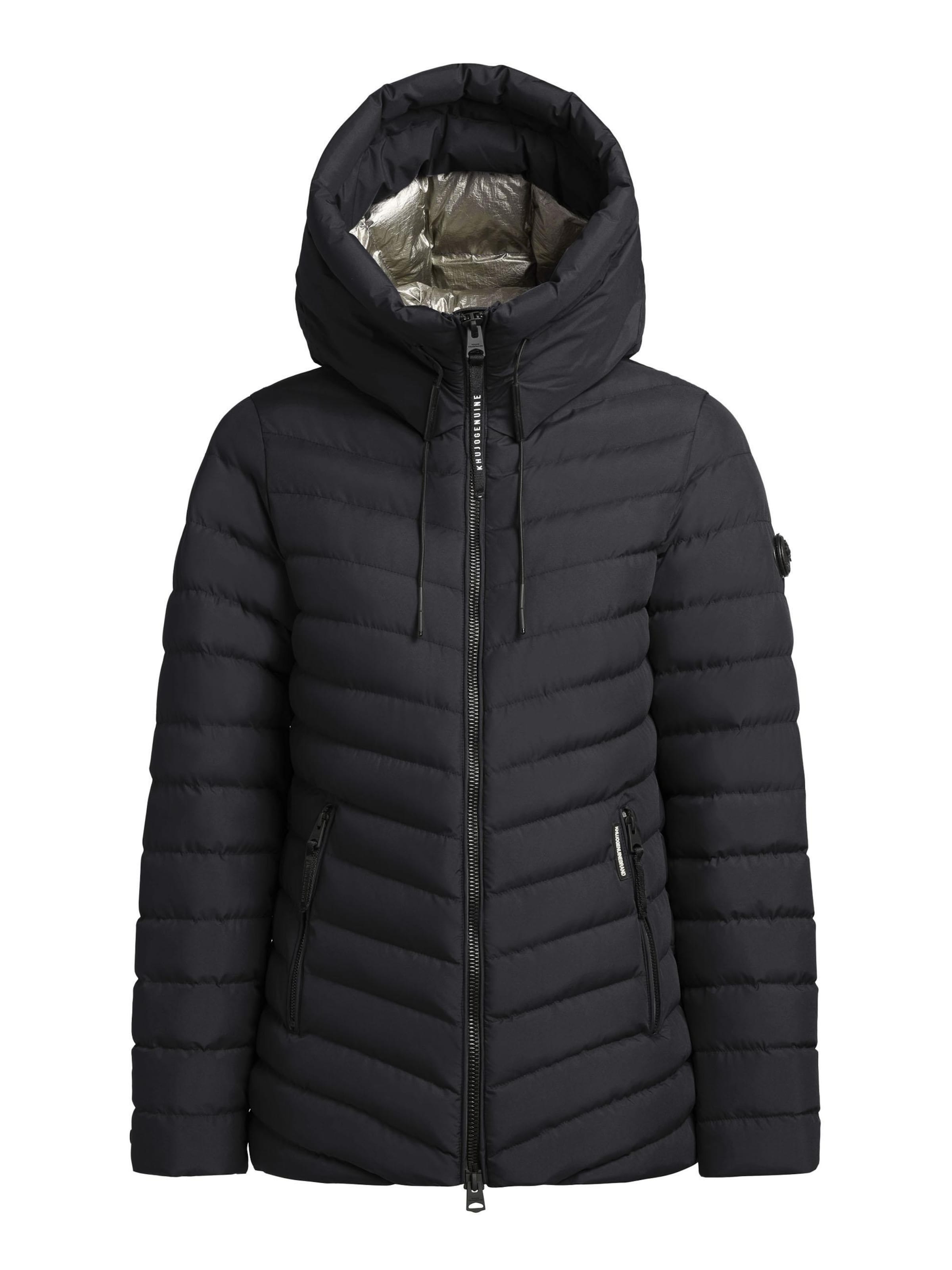 khujo Winterjacke 'Pace-YM' in Schwarz: Vorderseite