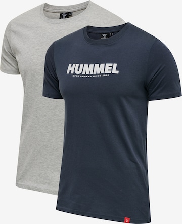 T-Shirt fonctionnel 'LEGACY' Hummel en bleu : devant