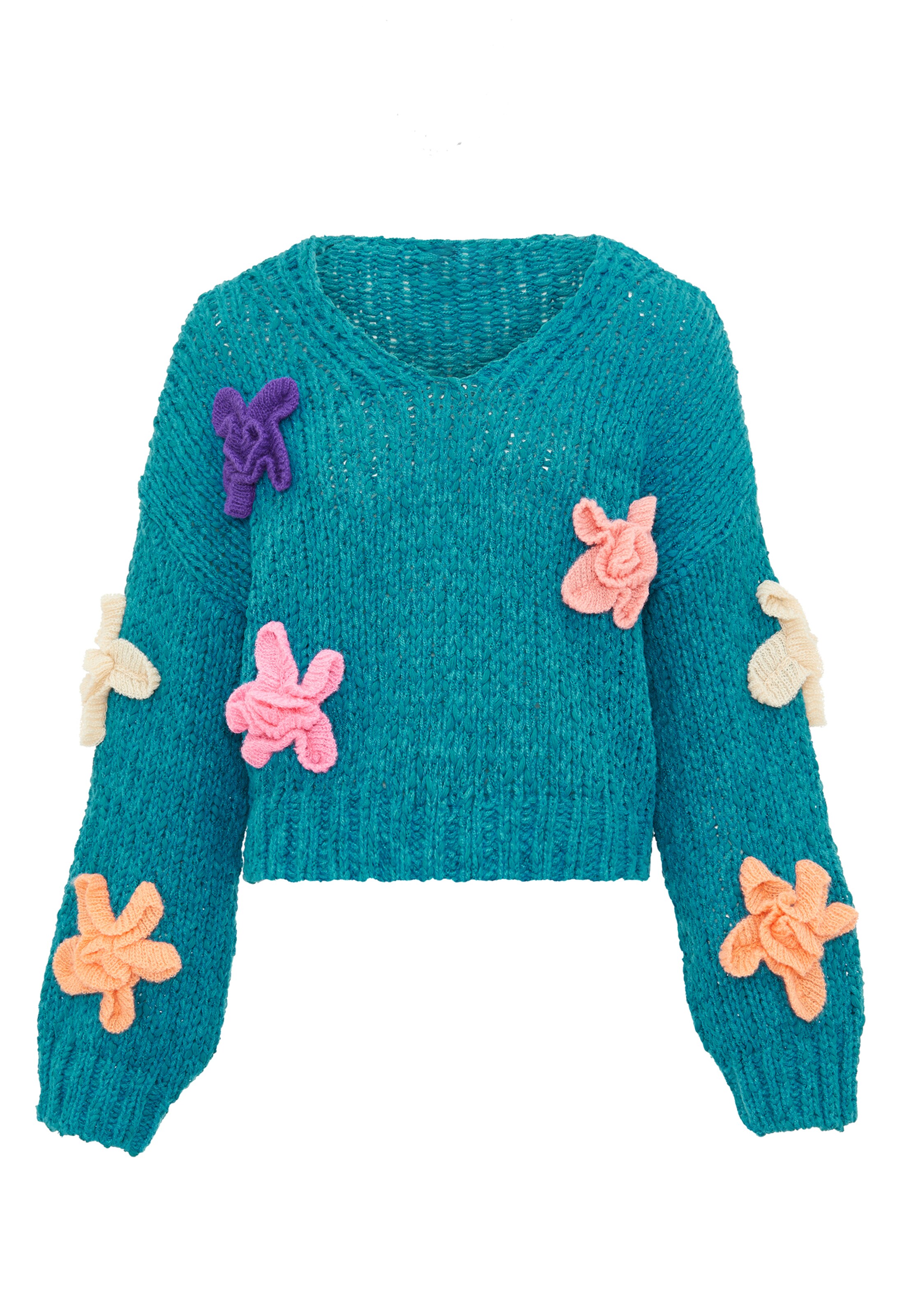 ebeeza Pullover in Blau: Vorderseite