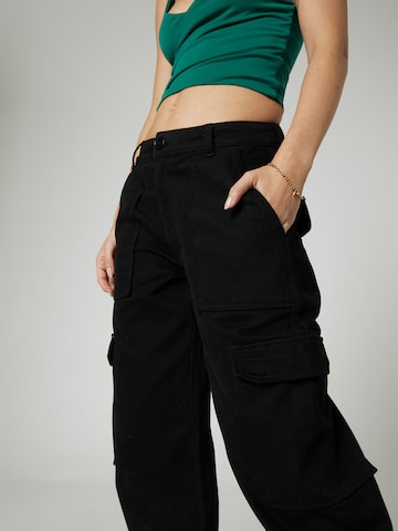 Wide Leg Pantalon 'Frances' A LOT LESS en noir