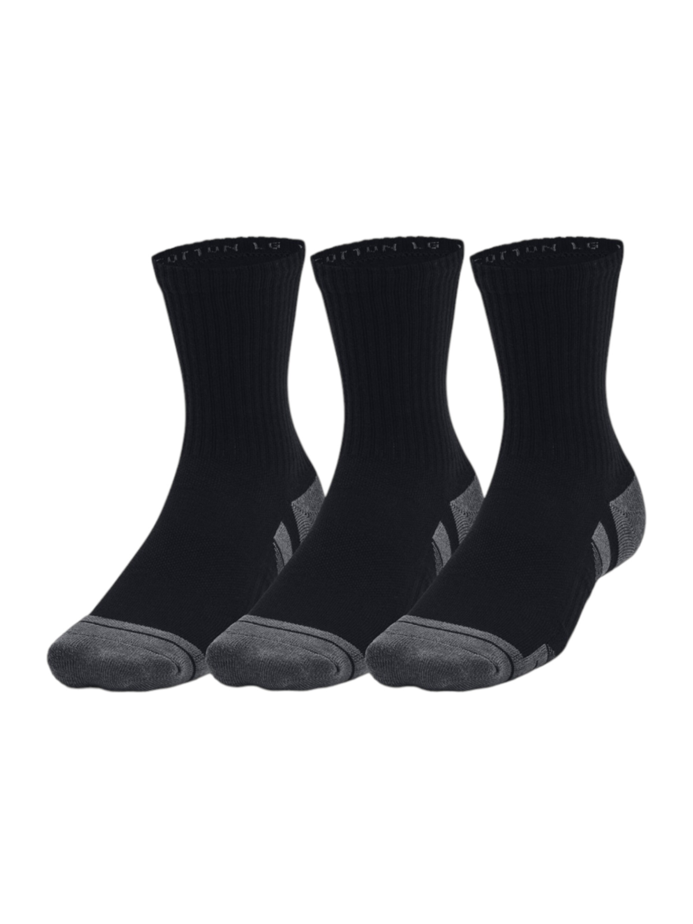 UNDER ARMOUR Athletic Socks in Black