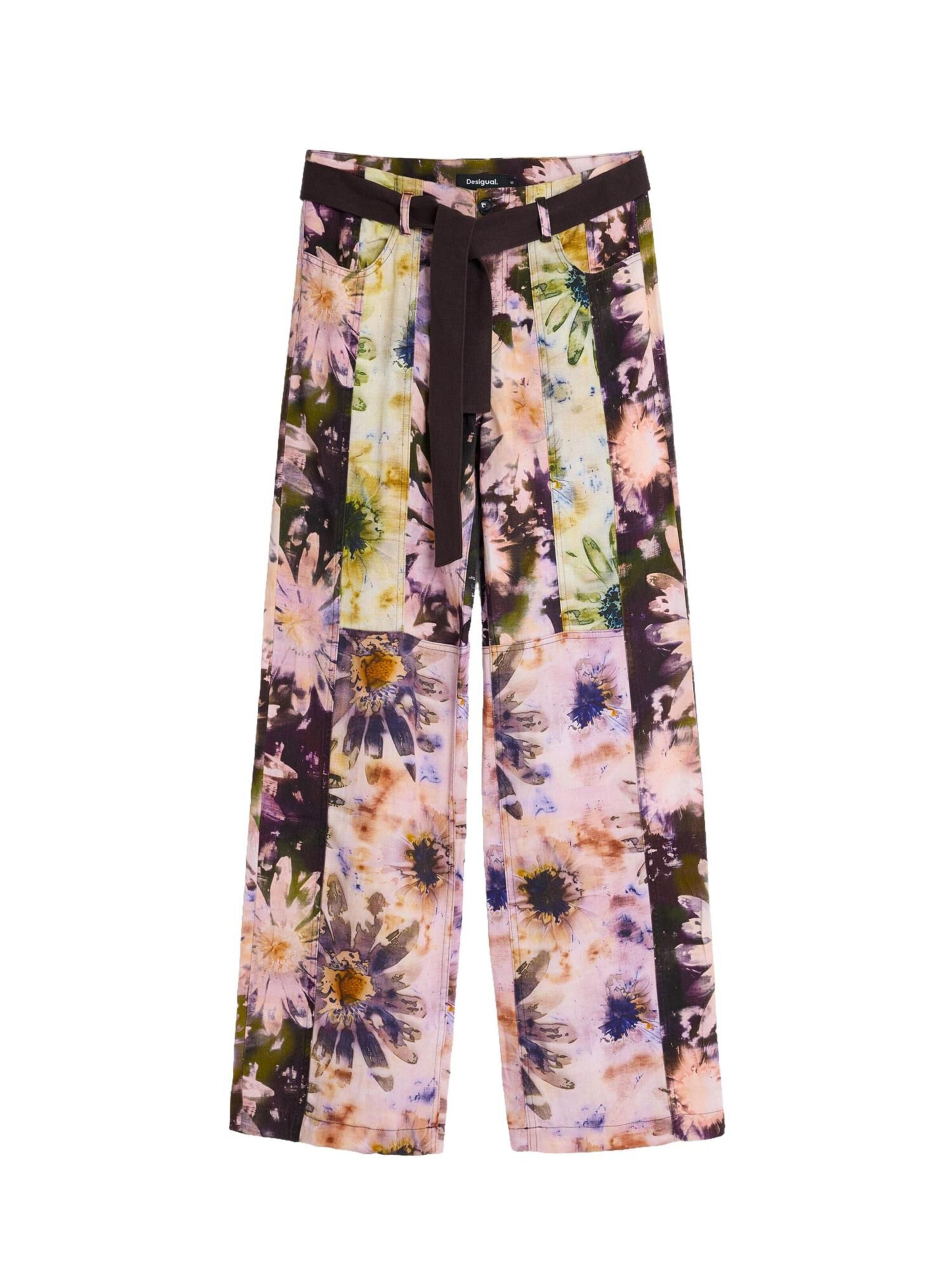 Desigual Loosefit Παντελόνι σε ροζ: μπροστά