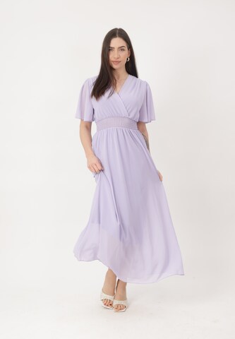 Elara Dress in Purple