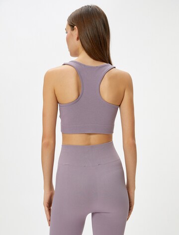 Koton Bralette Sports Bra in Purple