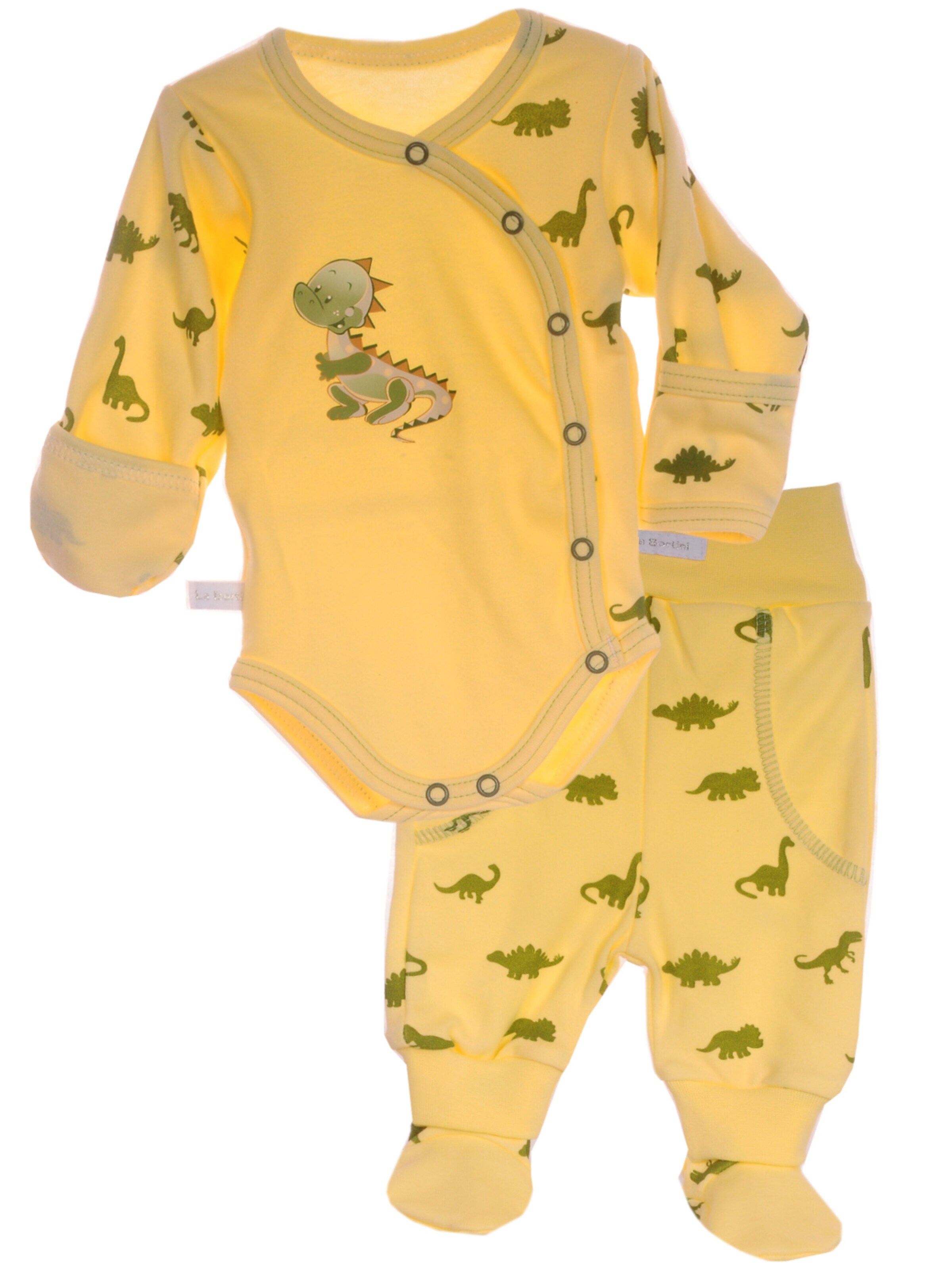 La Bortini Wäsche-Set in Gelb: Vorderseite