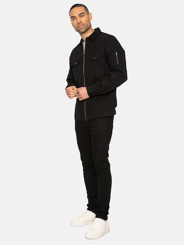 Threadbare Comfort fit Tussenjas 'Ash' in Zwart