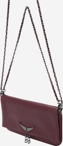 Zadig & Voltaire Clutch 'ROCK' in Lila: predná strana