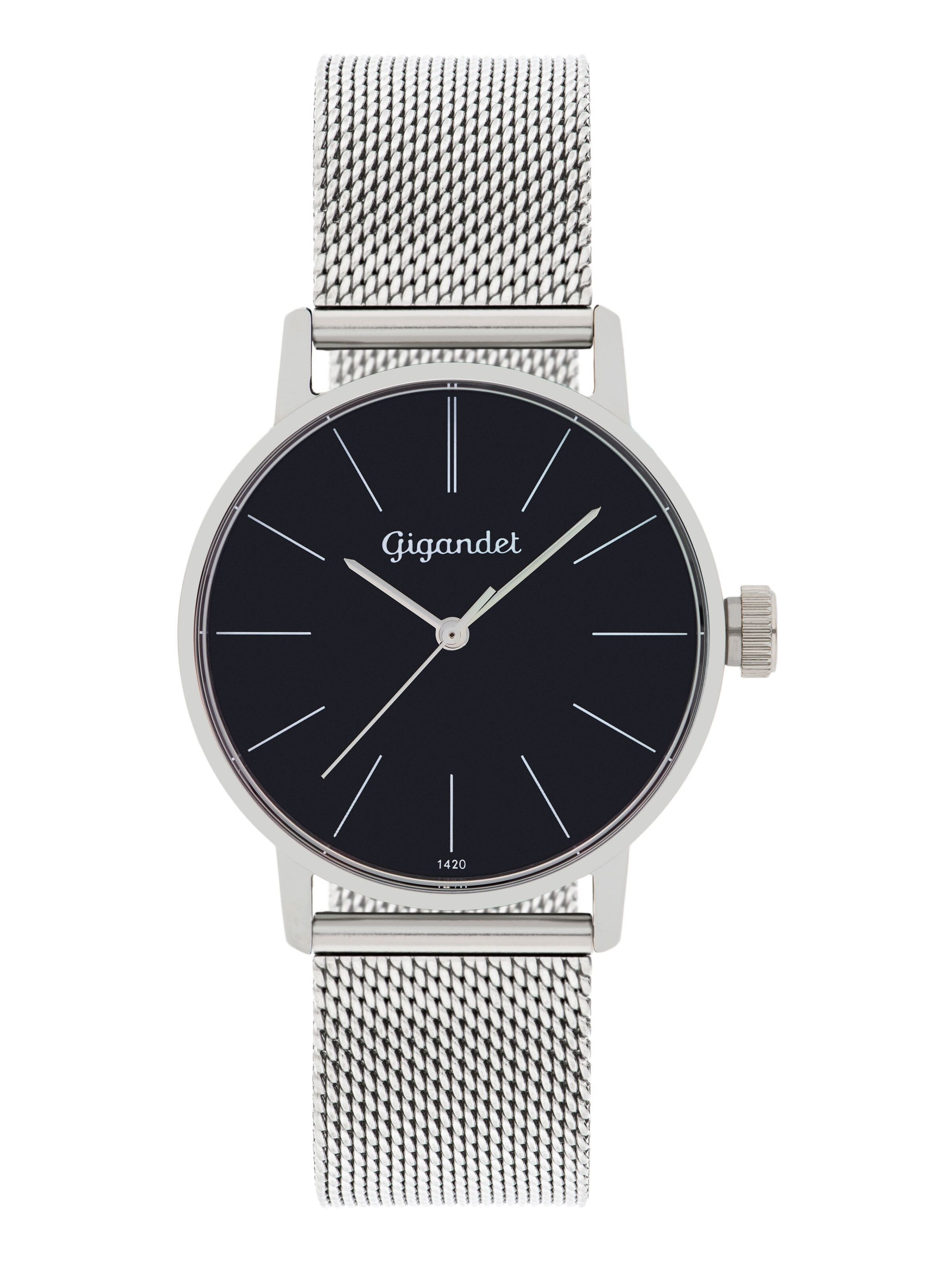 Gigandet Analog Watch 'MINIMALISM' in Silver: front