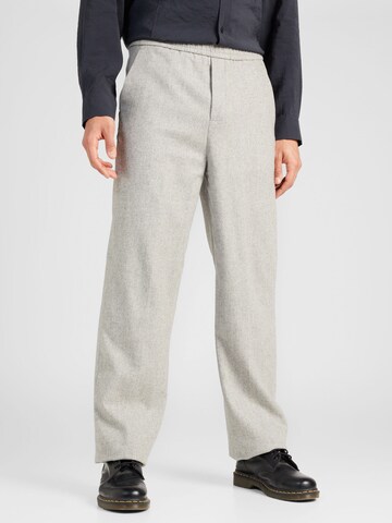 Loosefit Pantalon TOPMAN en gris : devant