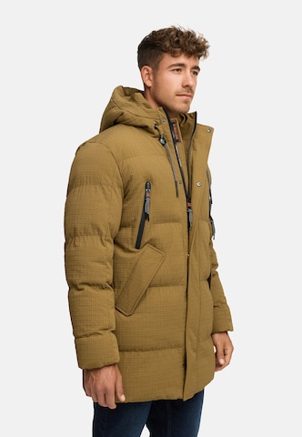 Manteau d’hiver 'INLondoy' INDICODE JEANS en vert