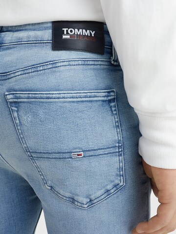 Tommy Jeans - Skinny Calças de ganga 'Simon' em azul