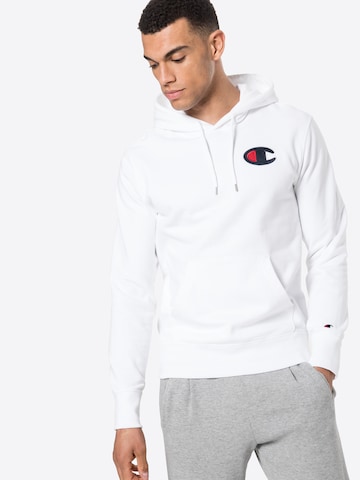 Champion Authentic Athletic Apparel Mikina - biela: predná strana