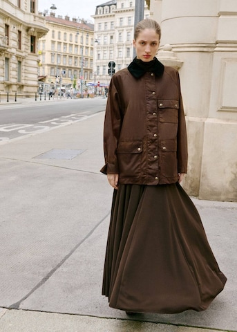 MANGO Winter Parka 'England' in Brown