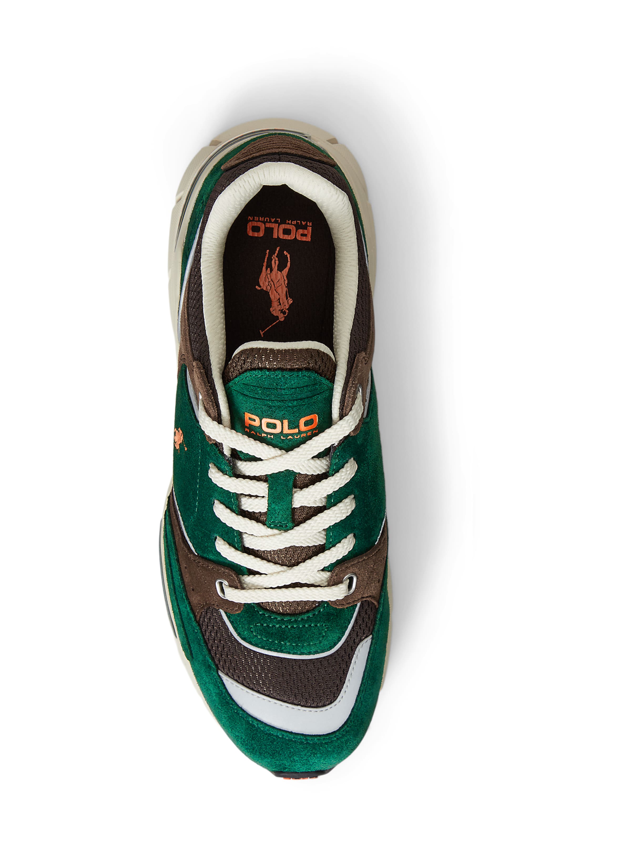 Polo Ralph Lauren Σνίκερ χαμηλό 'TRACKSTR 250' σε πράσινο