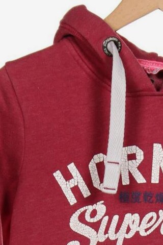 Superdry Sweatshirt & Zip-Up Hoodie in XS in Pink