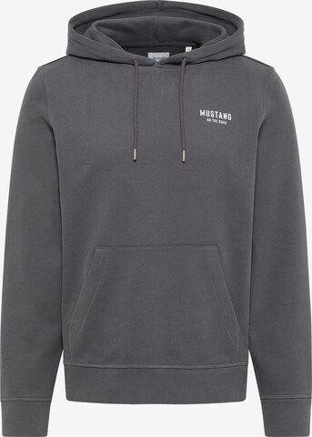 MUSTANG Sweatshirt in Grey: front