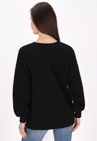 usha BLUE LABEL Sweatshirt in Zwart