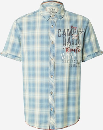 CAMP DAVIDRegular Fit Košulja - plava boja: prednji dio