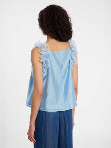 Ana Alcazar Top 'Drina' in Blau