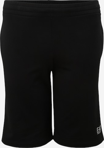 Regular Pantalon EA7 Emporio Armani en noir : devant