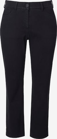 Ulla Popken Jeans in Black: front