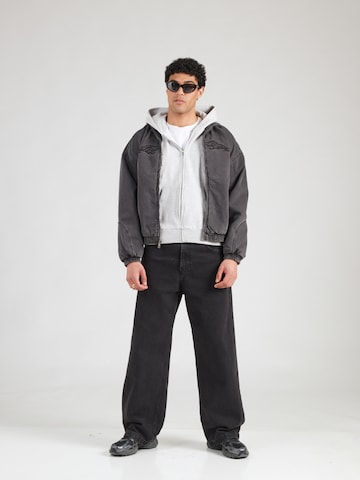 WEEKDAY - Sudadera con cremallera en gris