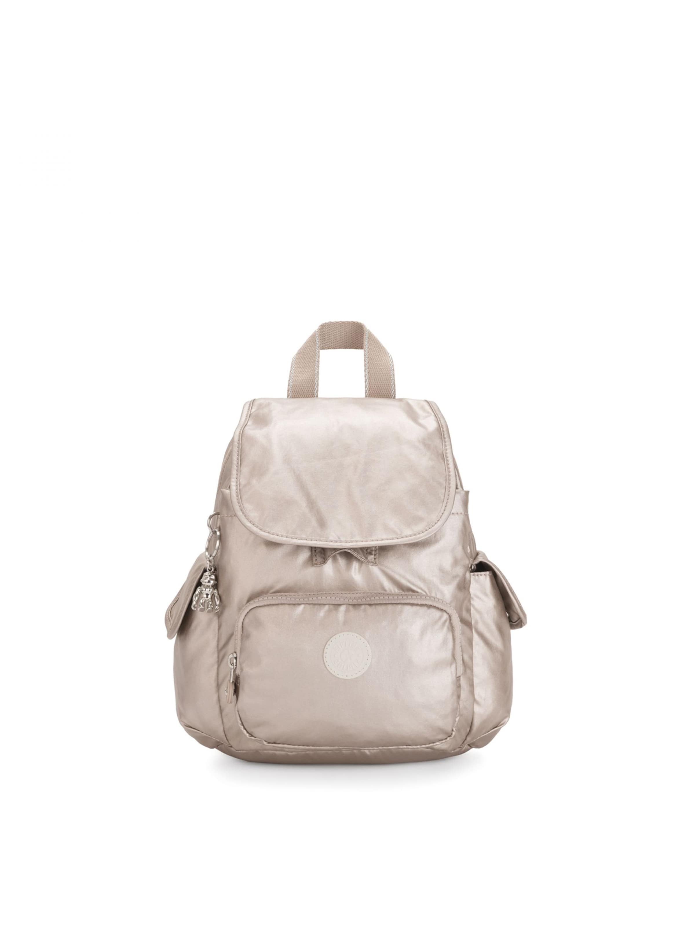 Rucsac 'City' de la KIPLING pe auriu: față