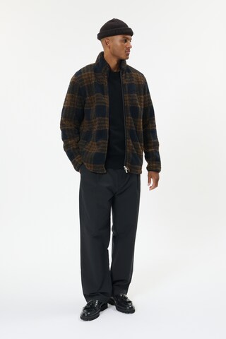 Matinique Fleece jacket 'MAJed' in Brown
