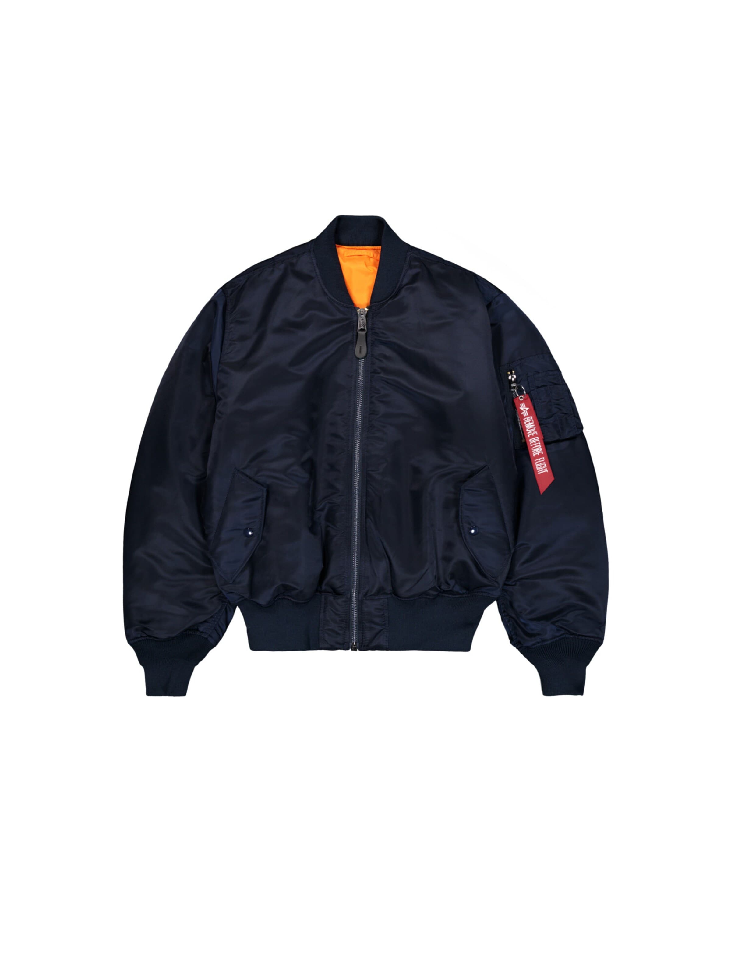 ALPHA INDUSTRIES Between-season jacket 'MA-1 Heritage' in Blue: front