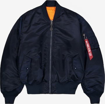 mėlyna ALPHA INDUSTRIES Demisezoninė striukė 'MA-1 Heritage': priekis