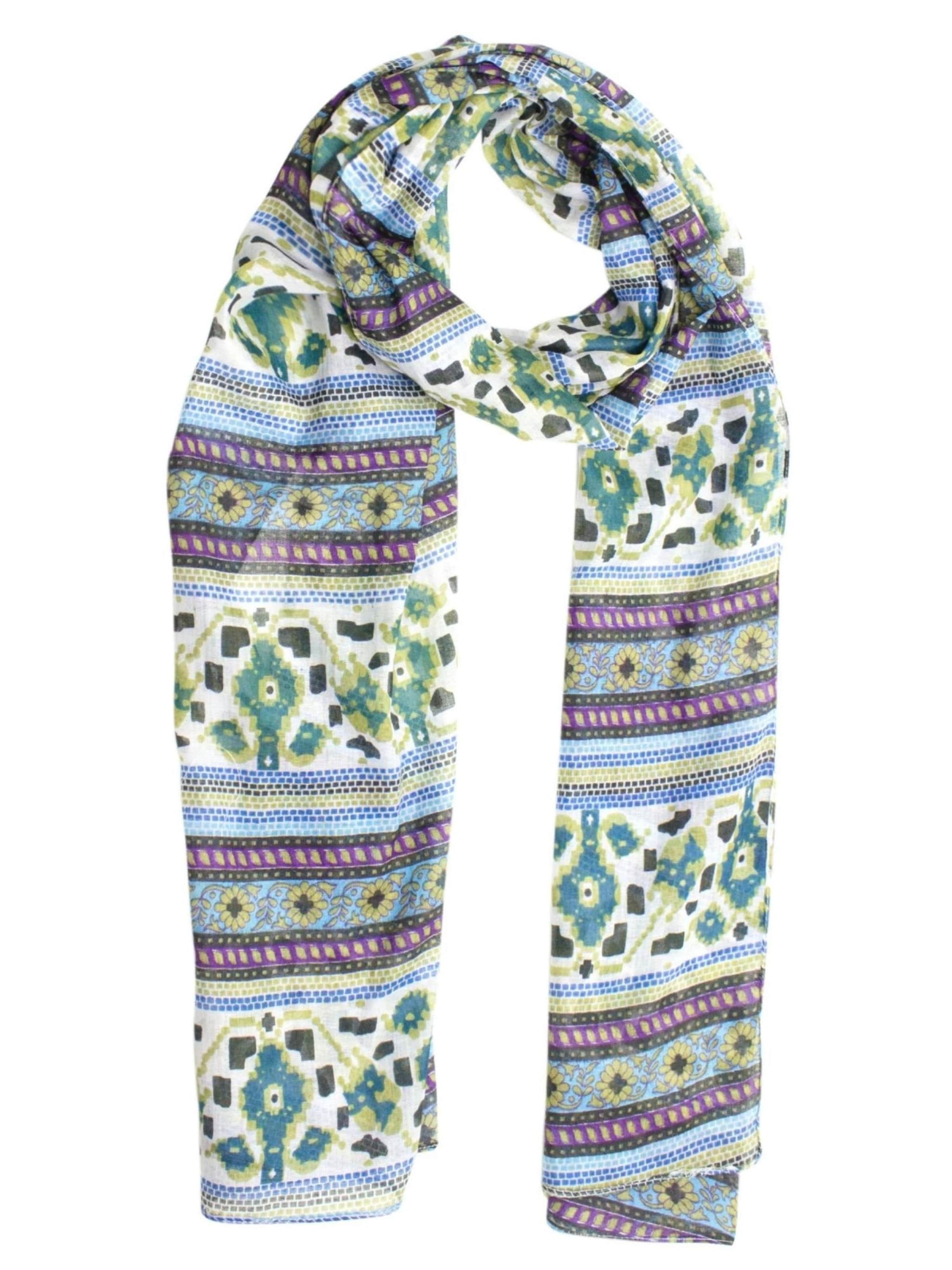 Sunsa Scarf 'Sunsa' in Blue: front