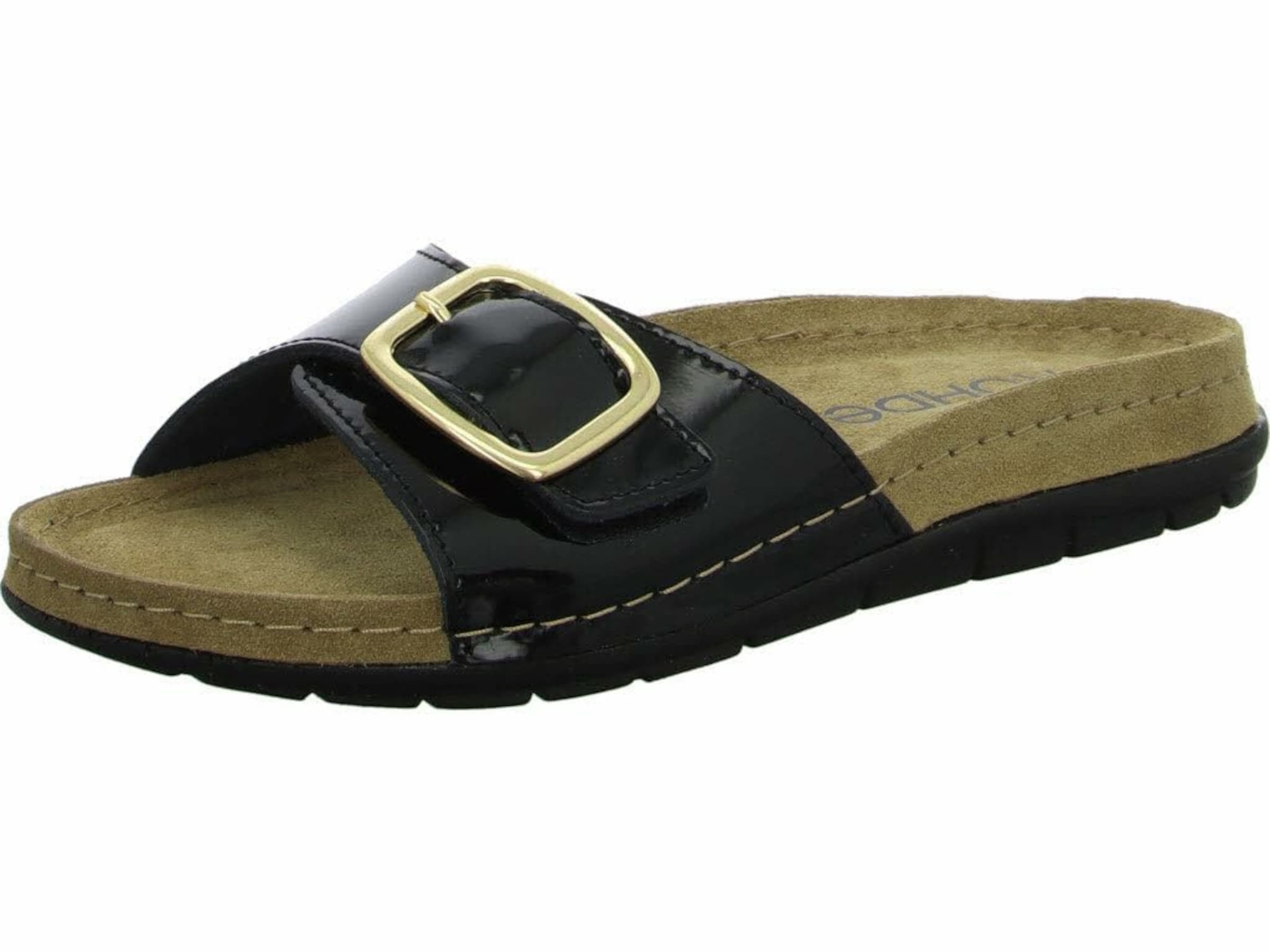 Mule ROHDE en noir : devant