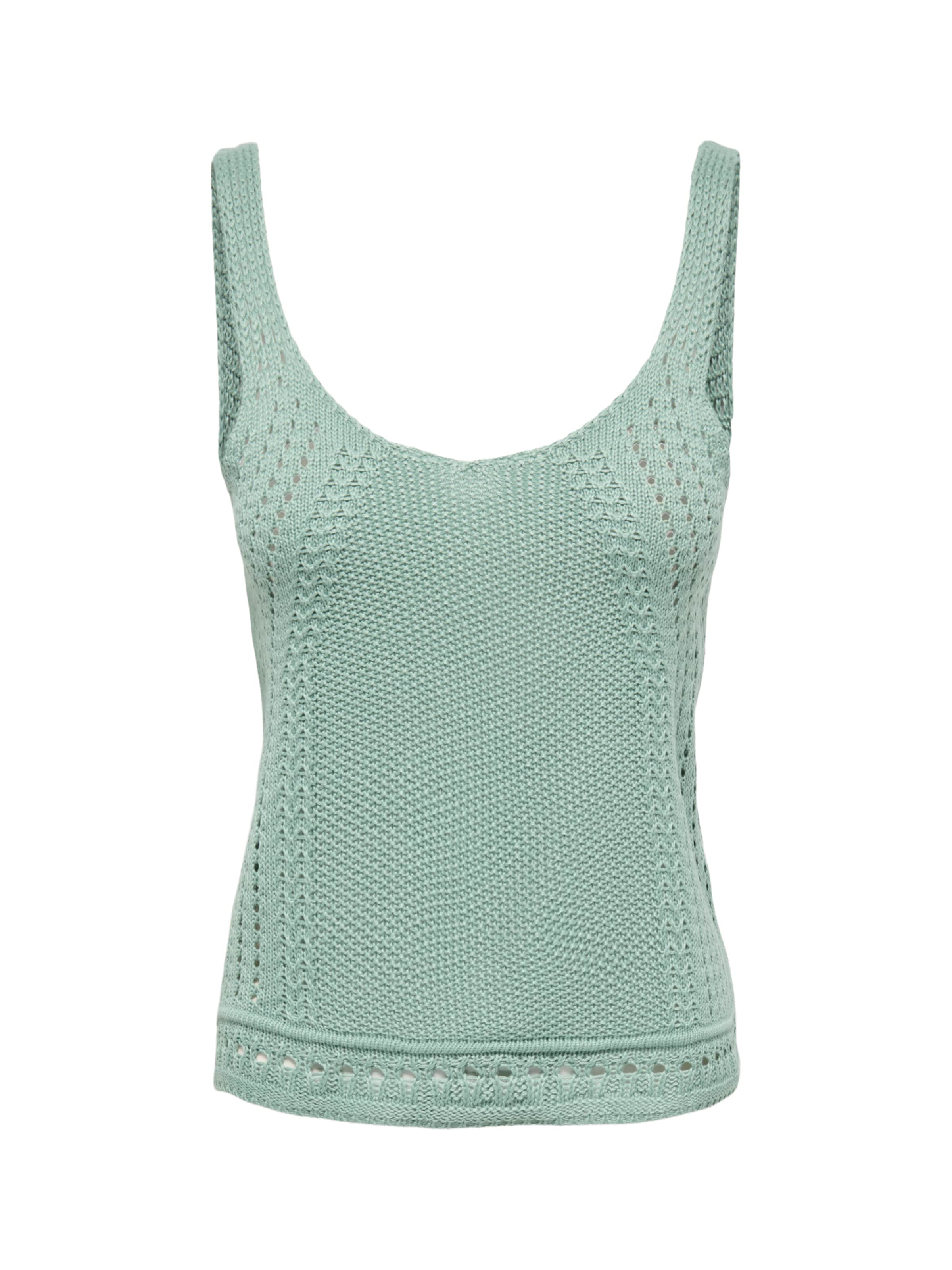 Top in maglia 'JDYMIKA' di JDY in verde: frontale