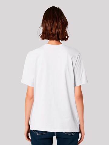 F4NT4STIC Shirt 'Flower grow your mind book' in Wit