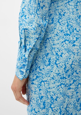 Rochie tip bluză de la QS pe albastru