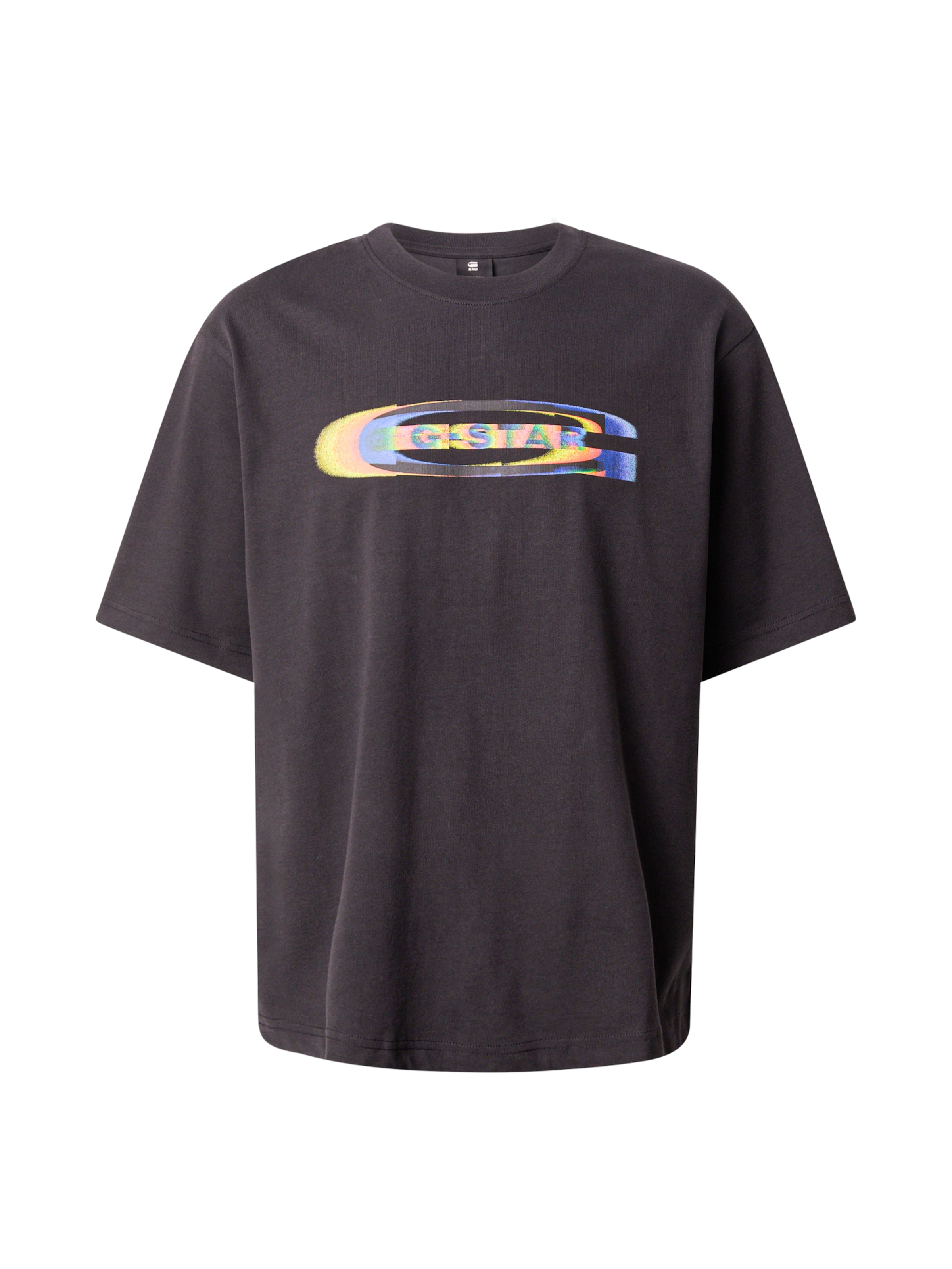 G-STAR Μπλουζάκι 'Old Skool' σε μαύρο: μπροστά