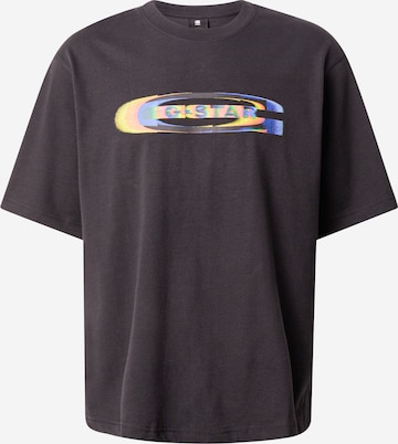 juoda G-STAR Marškinėliai 'Old Skool': priekis