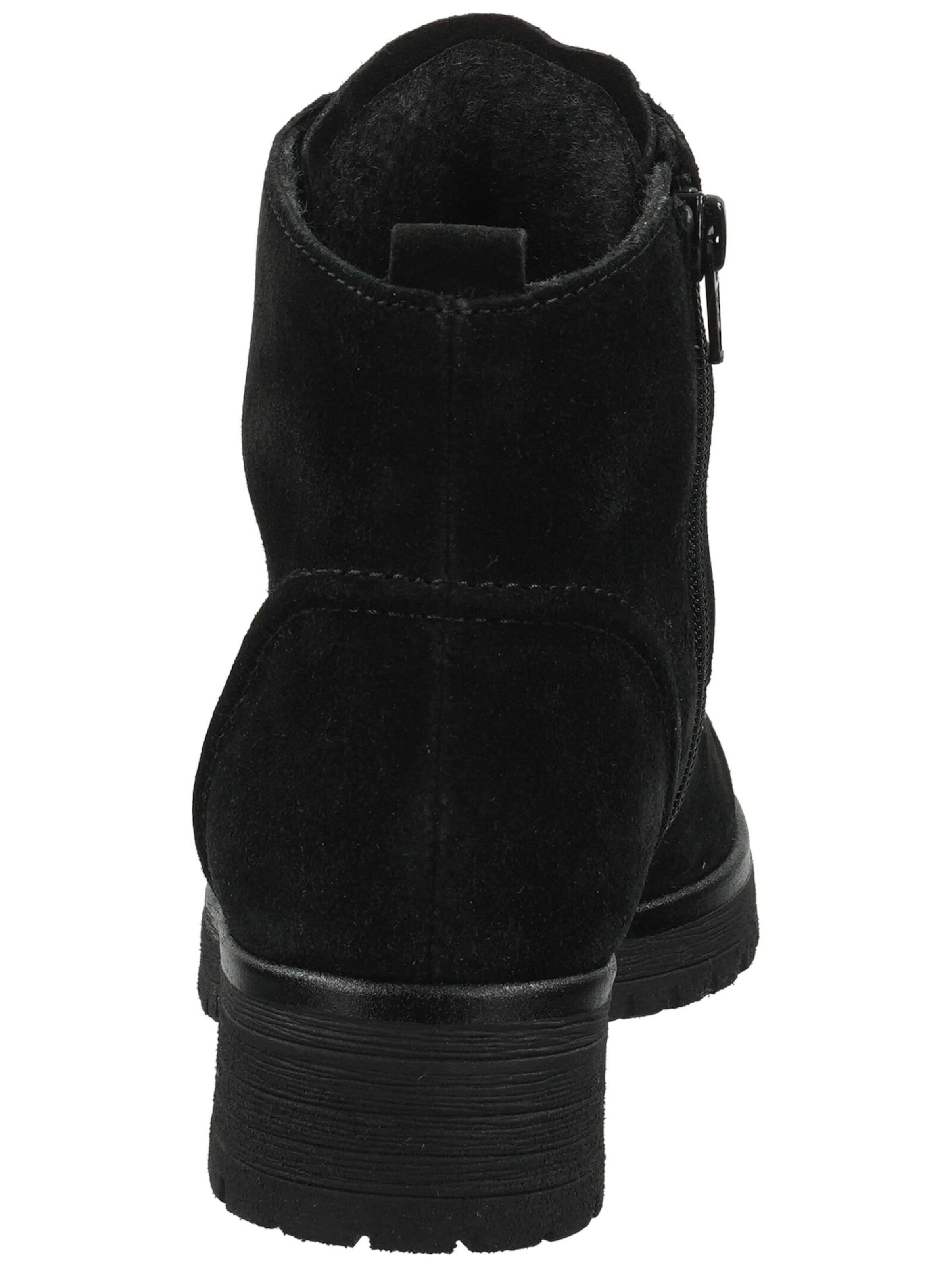 GABOR Schnürstiefelette in Schwarz