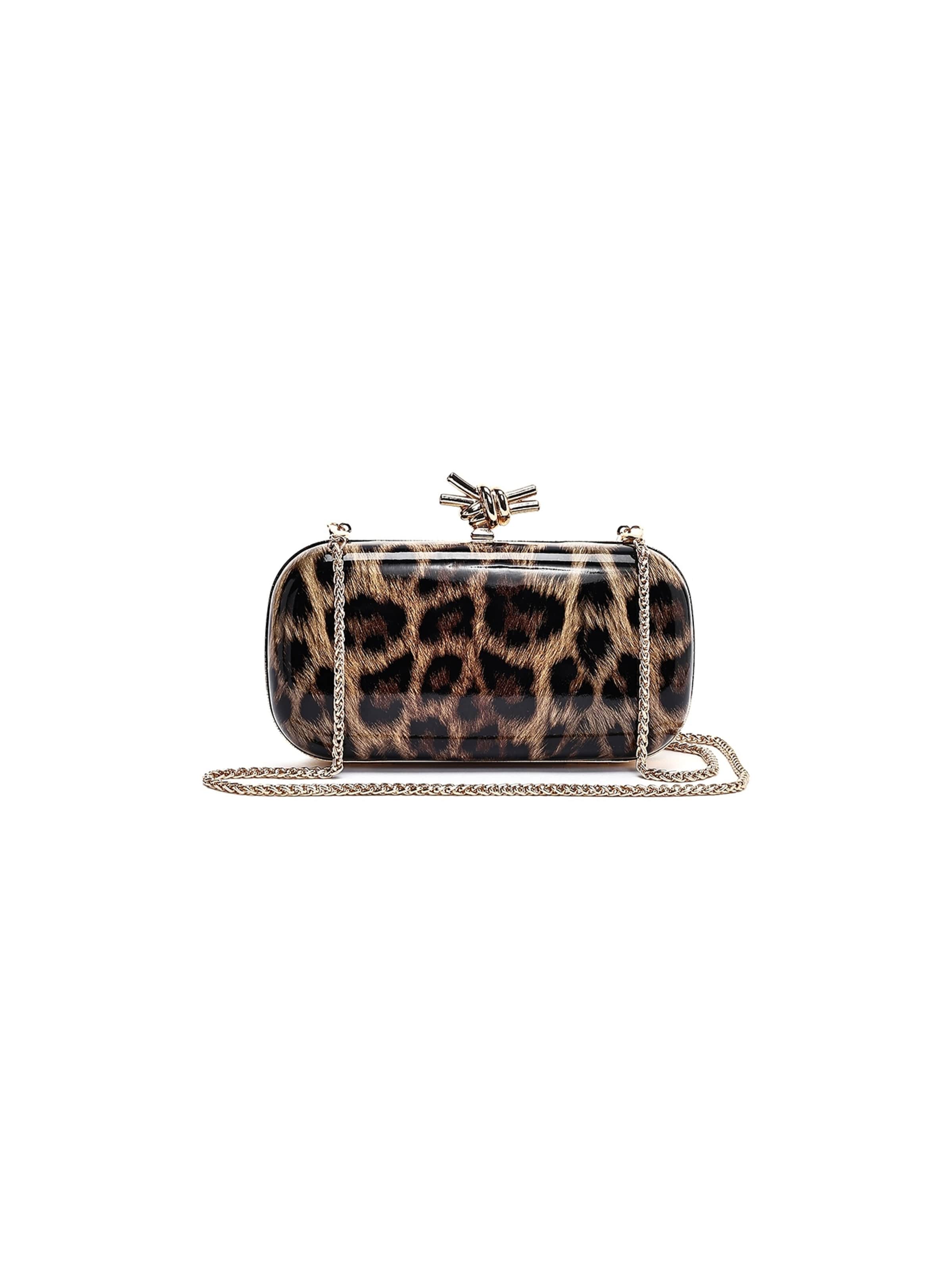 Clutch de la Derimod pe maro: față