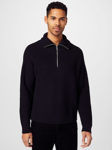 WEEKDAY Sweater 'Harry' in Black: front