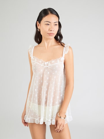 ETAM Неглиже 'DAISY' в Белый: спереди