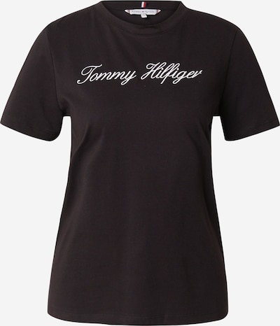 Marškinėliai iš TOMMY HILFIGER, spalva – juoda / balta, Prekių apžvalga