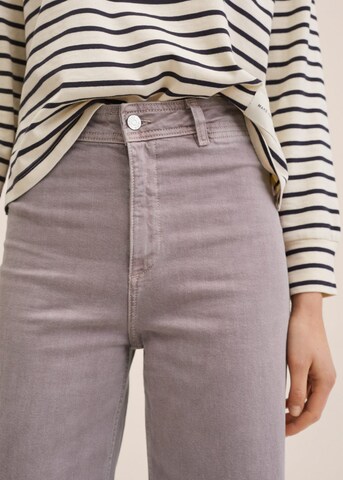 MANGO Wide leg Jeans 'Catherin' in Grey