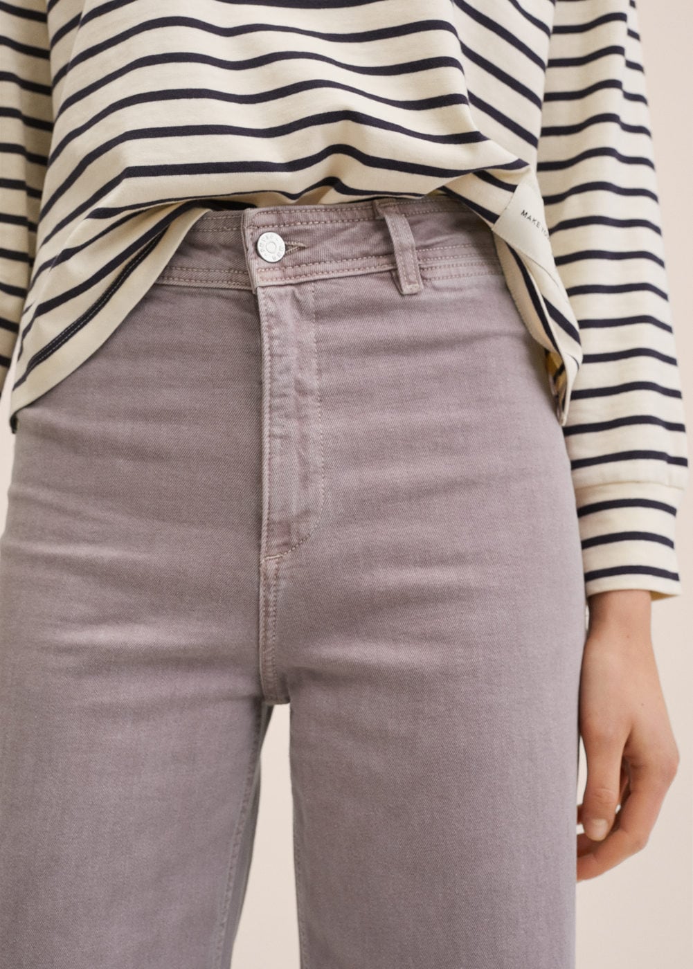 MANGO Jeans Catherin in Taupe 