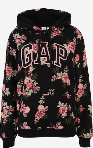 Gap Tall Sweatshirt 'HERITAGE' in Zwart: voorkant