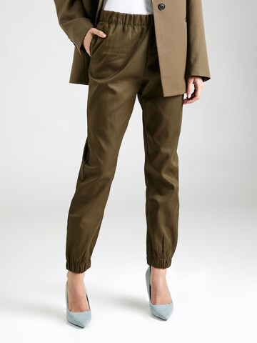 Dorothy Perkins Tapered Pants in Green: front