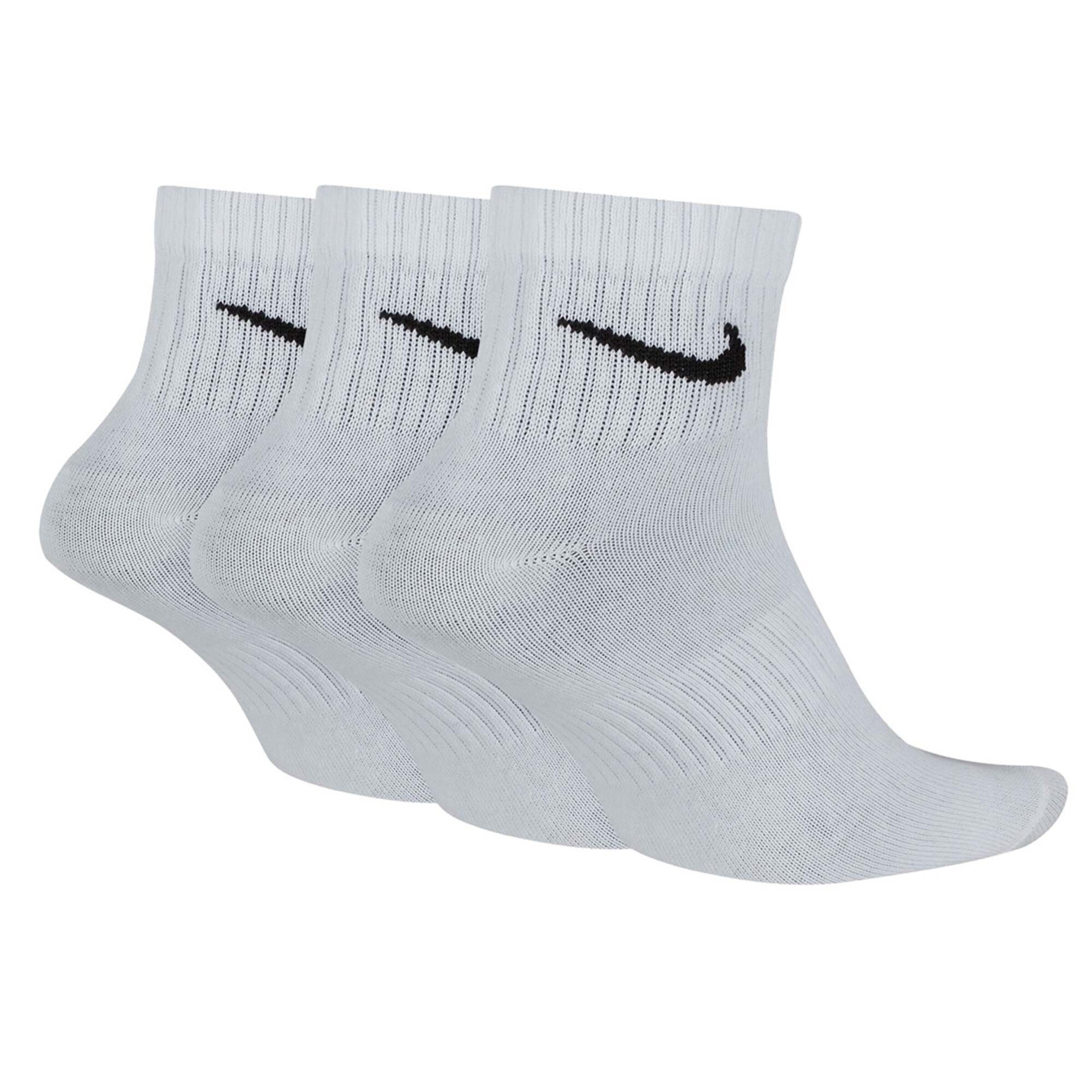 NIKE Athletic Socks in White